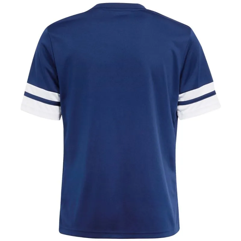 Adidas Kids' Aeroready Squadra 25 Football T-Shirt - Quick-Dry Navy Jersey JJ0053