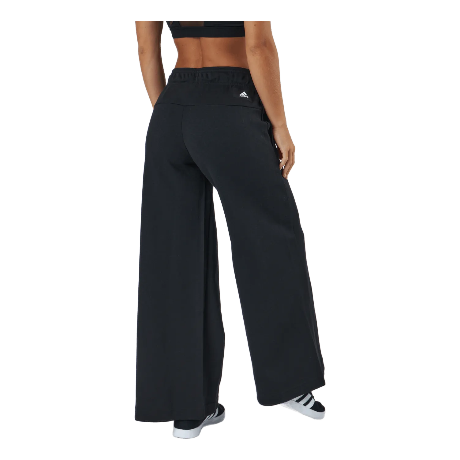 Adidas Sportswear Three Bar Wide Pants Black