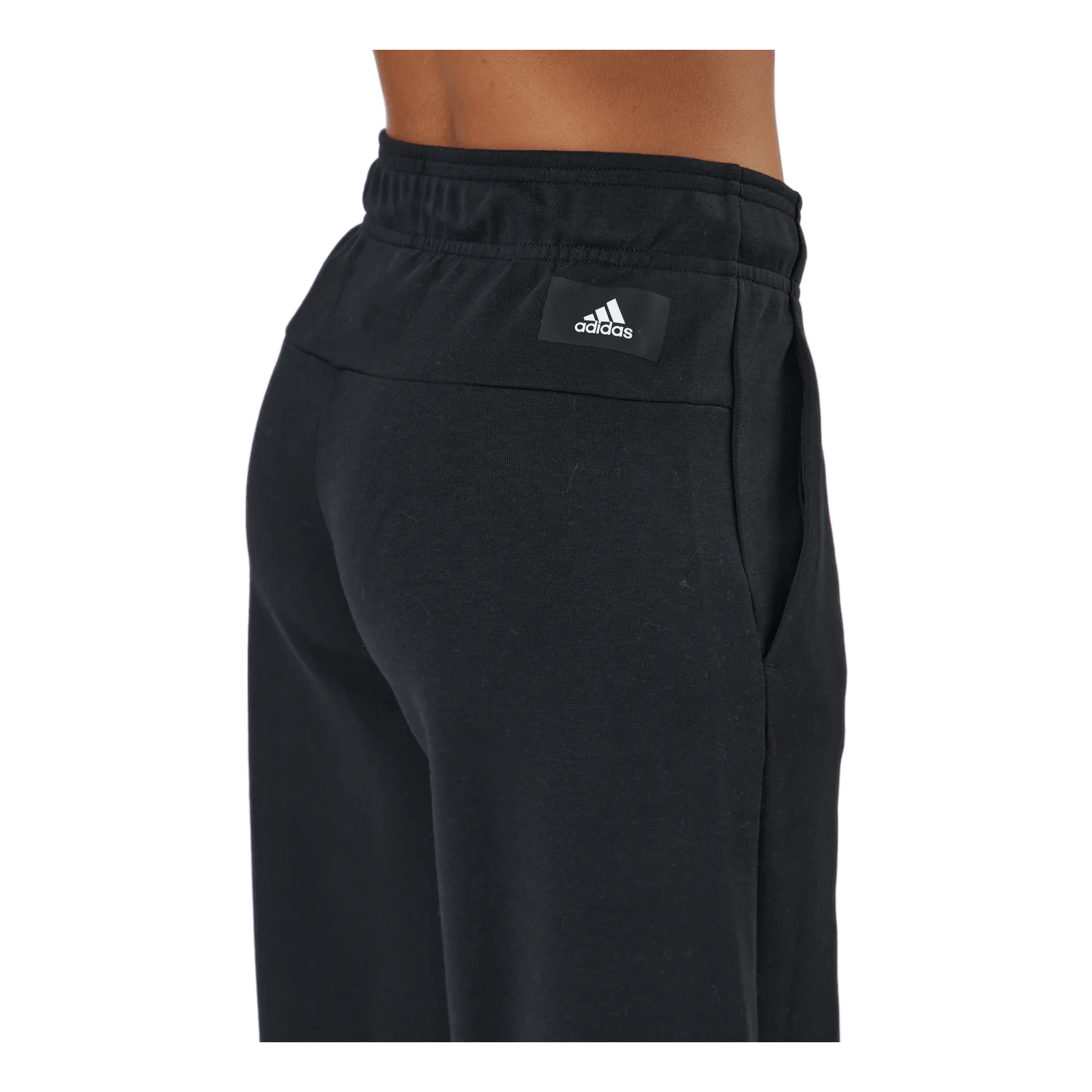 Adidas Sportswear Three Bar Wide Pants Black