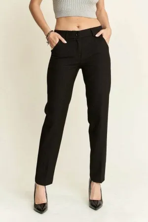 ADORA Zipper Skinny 2 Pockets Pants