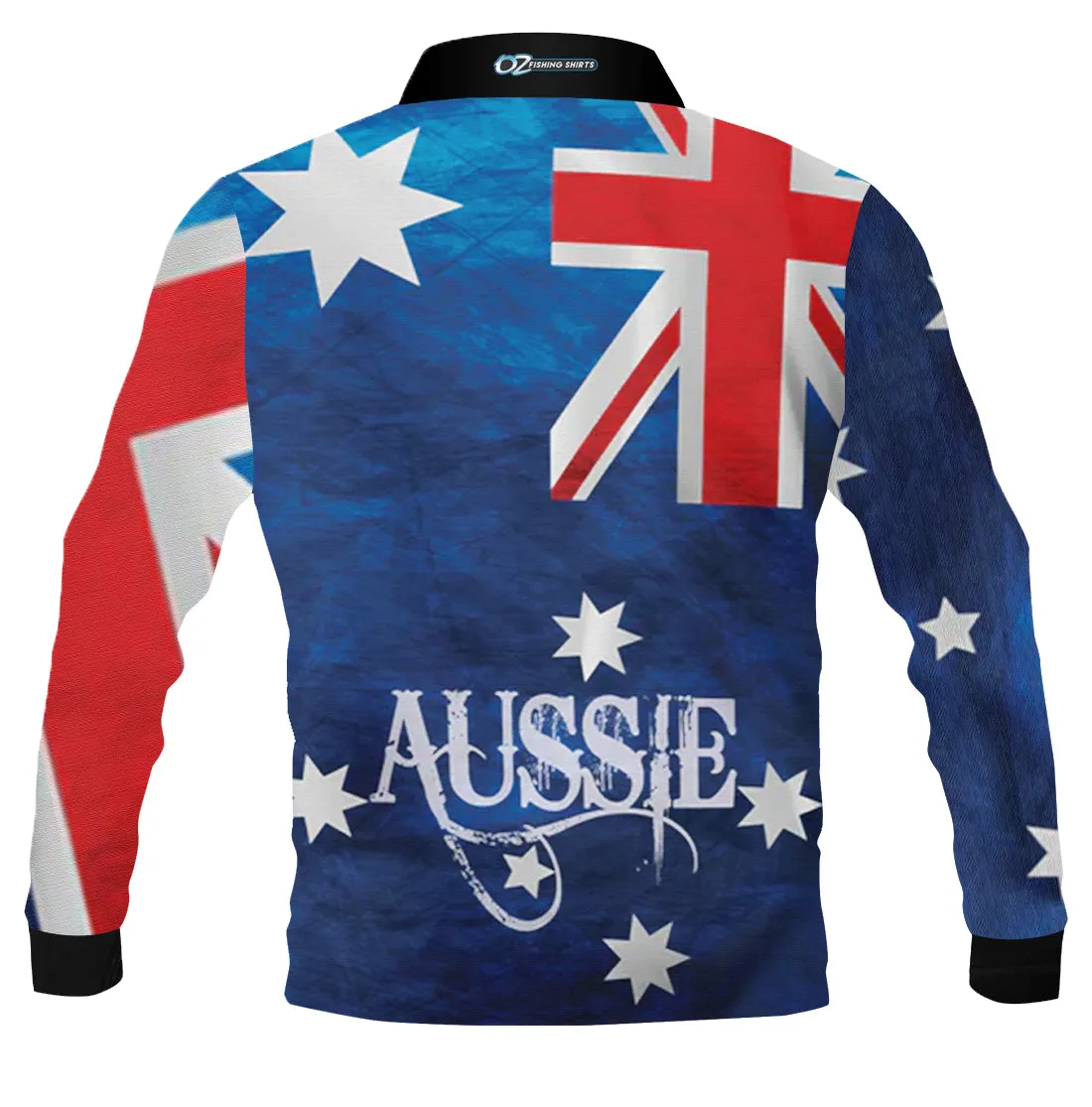 Aussie Flag Polo Shirt - Quick Dry & UV Rated