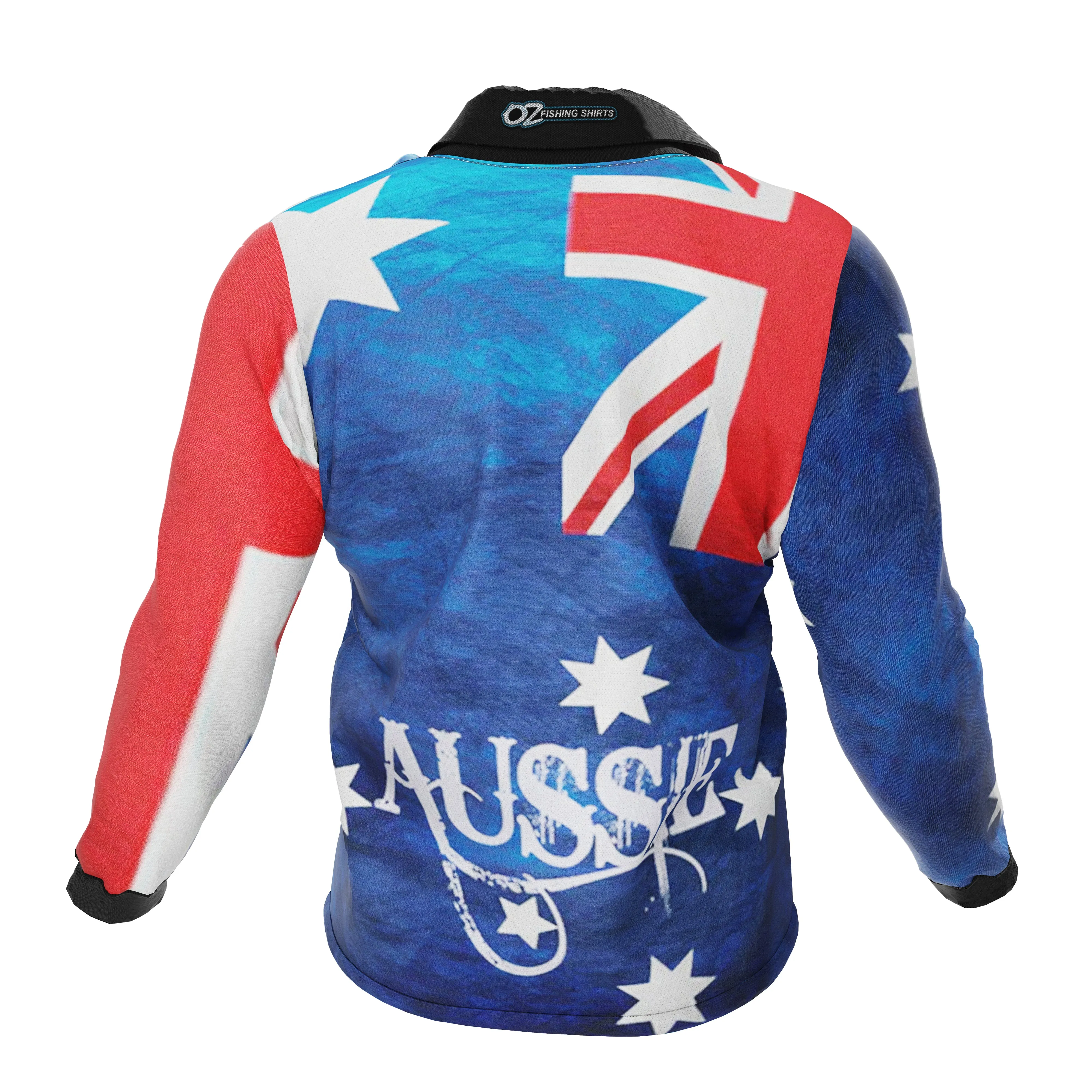 Aussie Flag Polo Shirt - Quick Dry & UV Rated