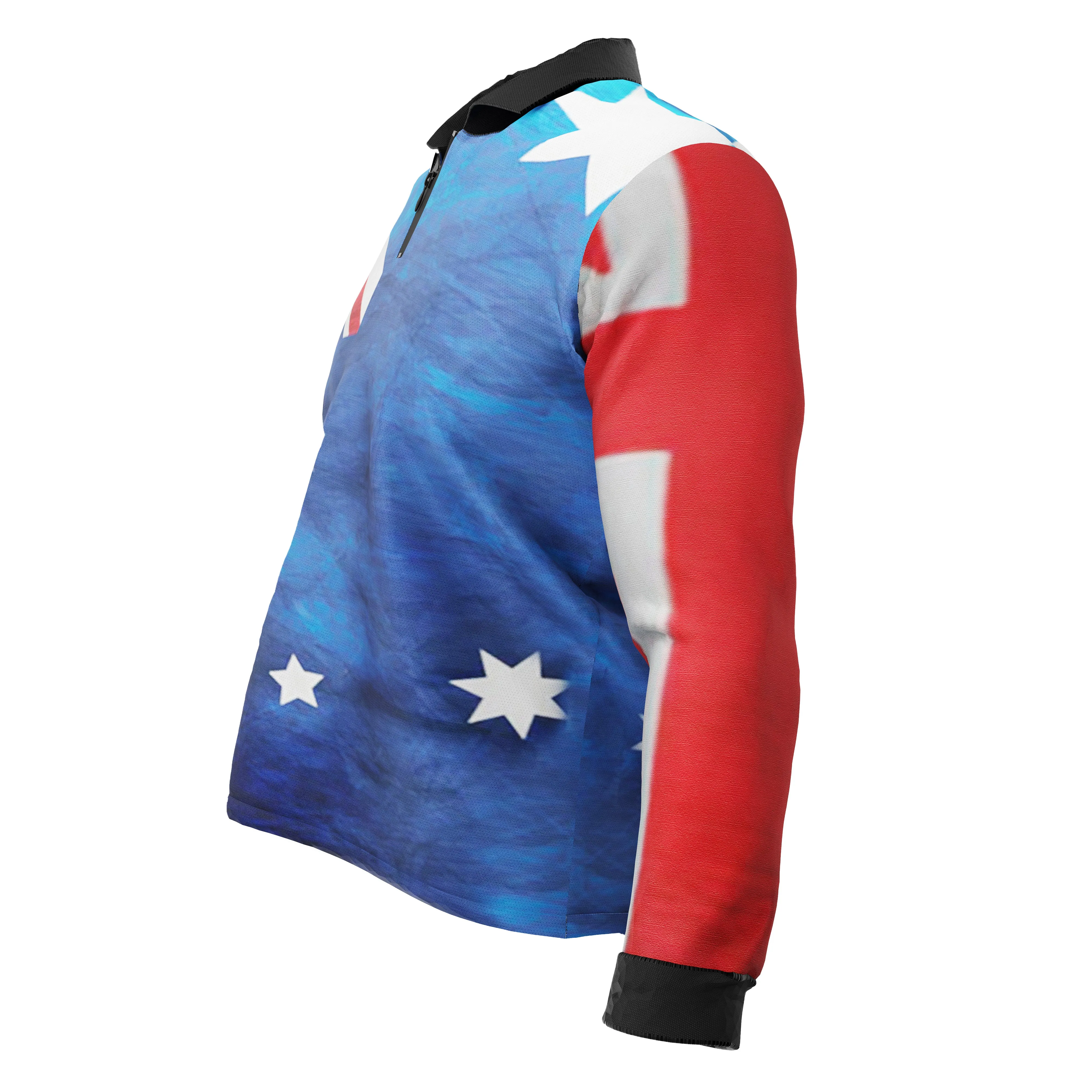 Aussie Flag Polo Shirt - Quick Dry & UV Rated