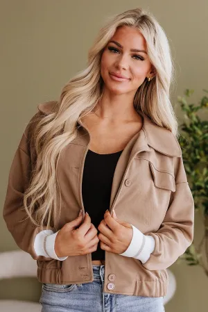 Bernay Contrast Cuffs Jacket | DROPSHIP