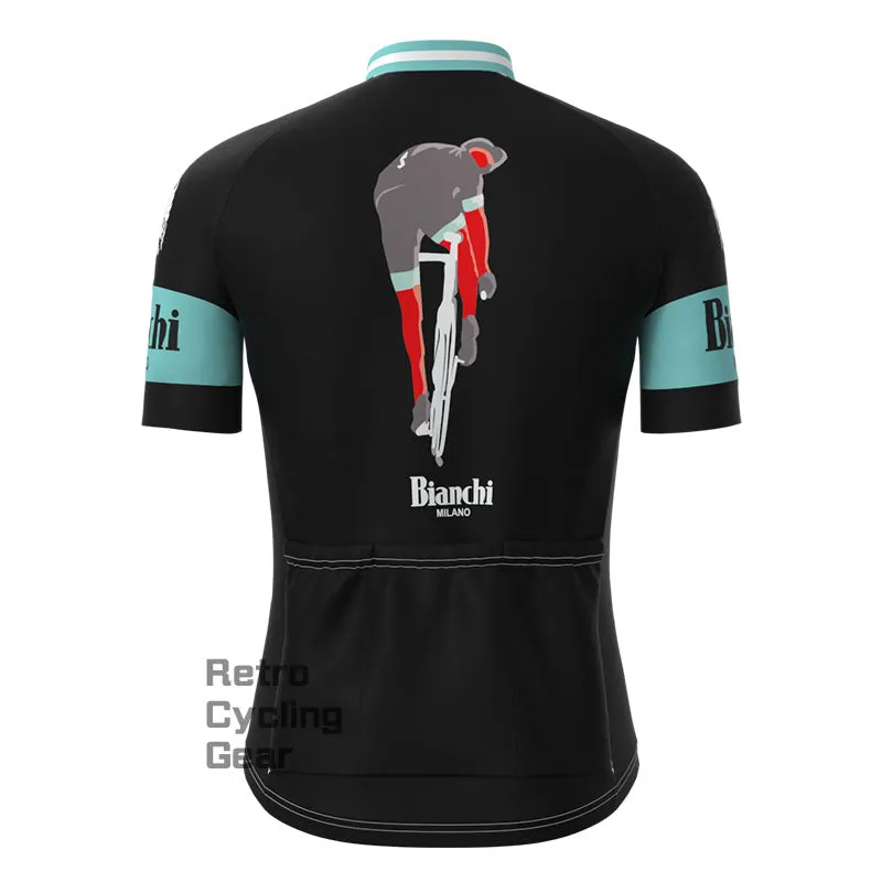 Bianchi Rider Retro Short sleeves Jersey