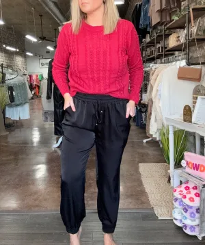 Black Jogger Pants