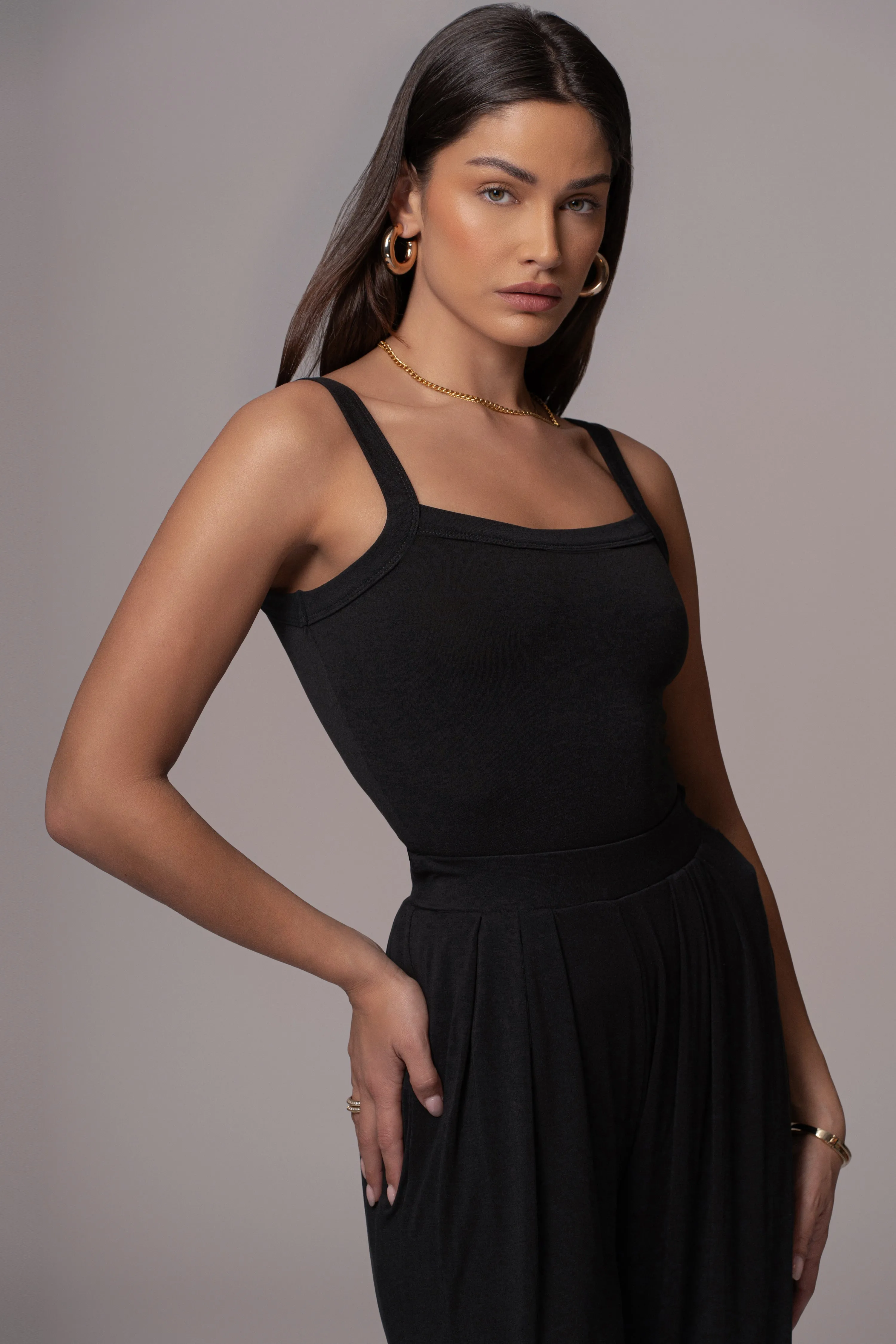 Black Lisseth Tank Top