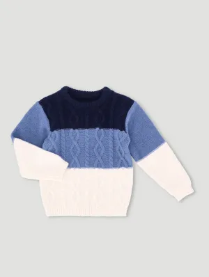 Boys Colourblock Knitwear Jersey
