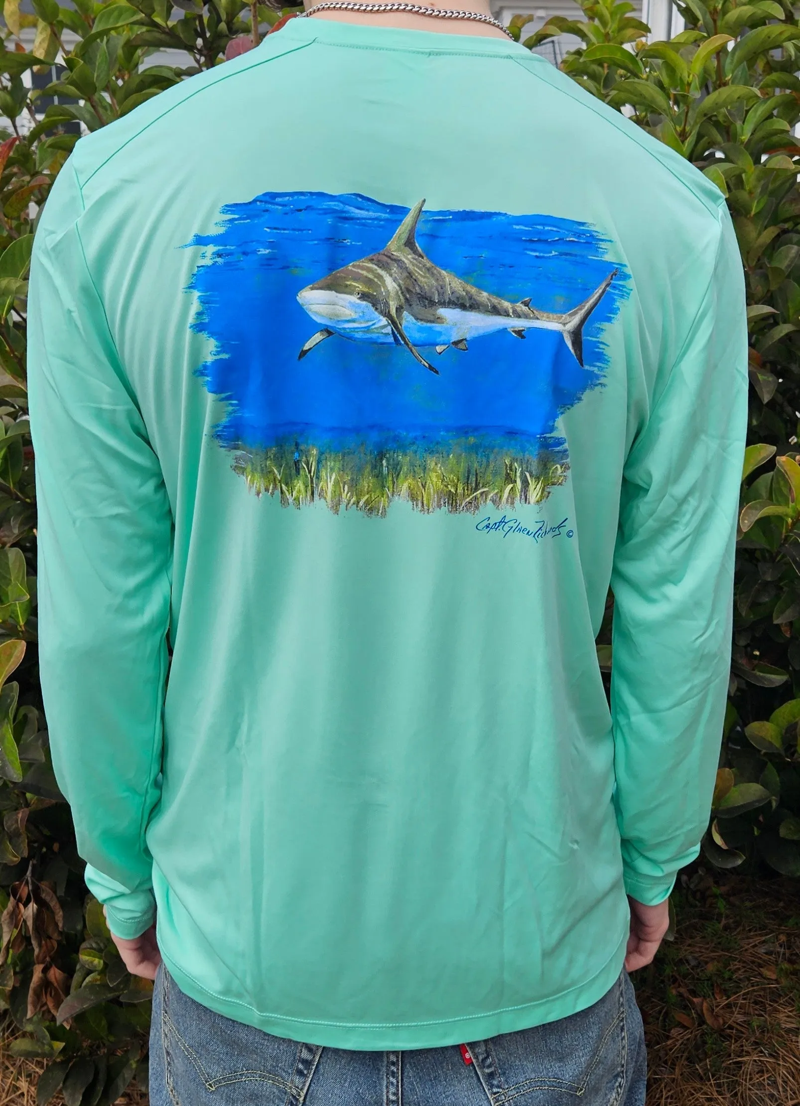 Bull Shark Long Sleeve Quick Dry T-Shirt