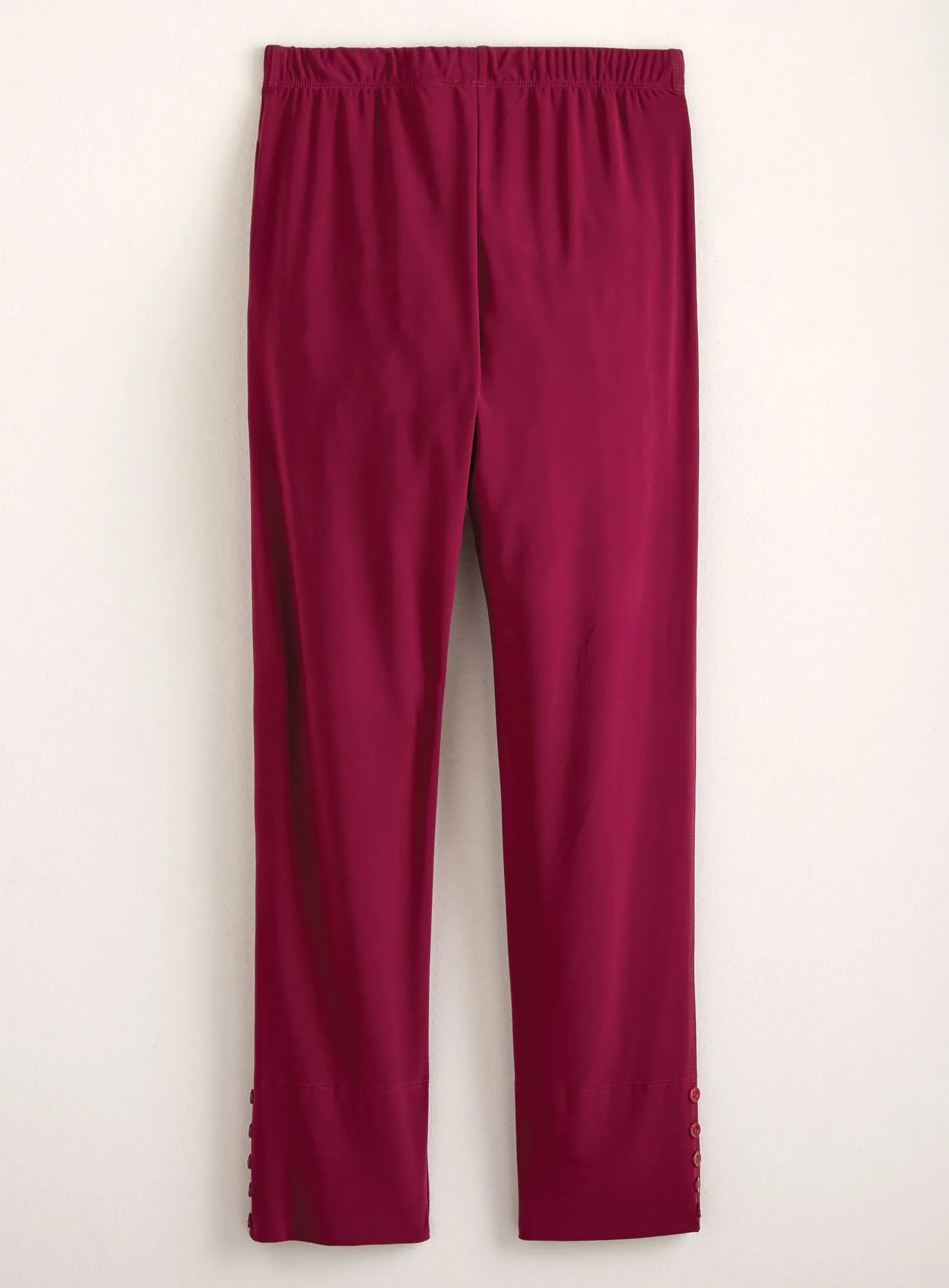 Button Slims Ankle Pants