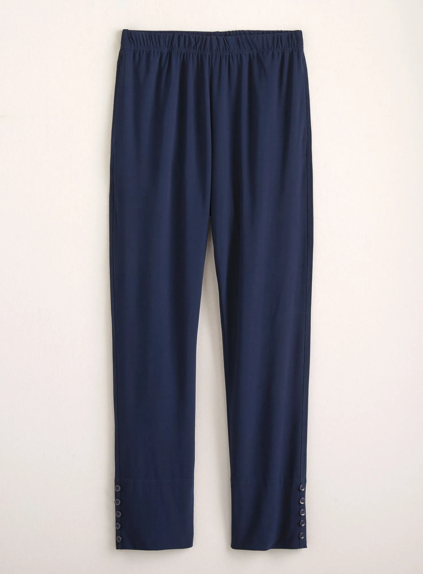 Button Slims Ankle Pants