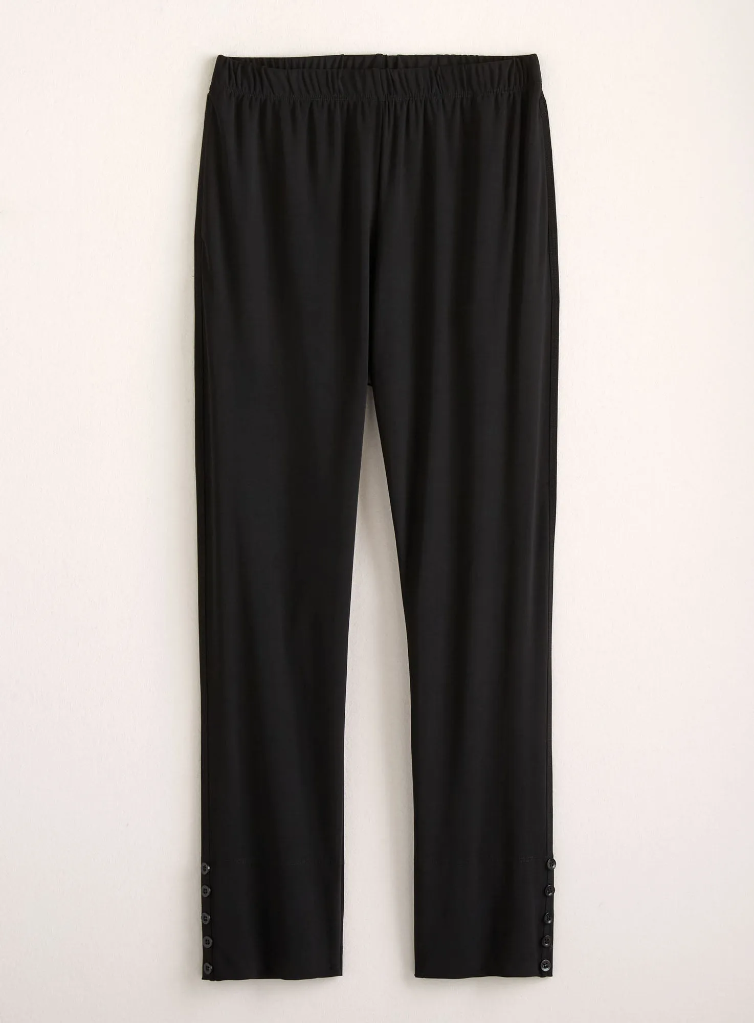 Button Slims Ankle Pants