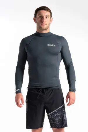C-Skins UV Basics Long Sleeve Rash Vest - Anthracite