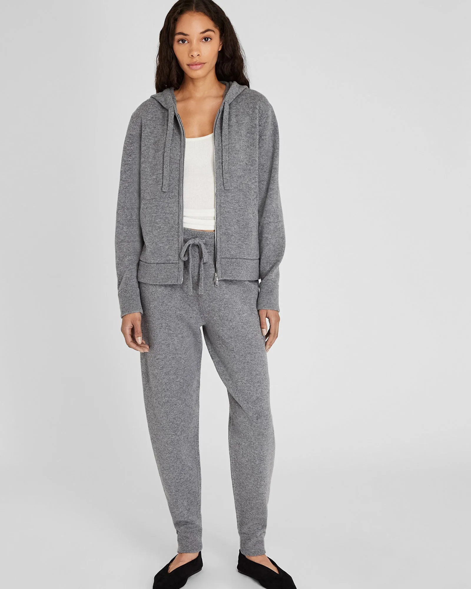 Cashmere Blend Double Face Jogger