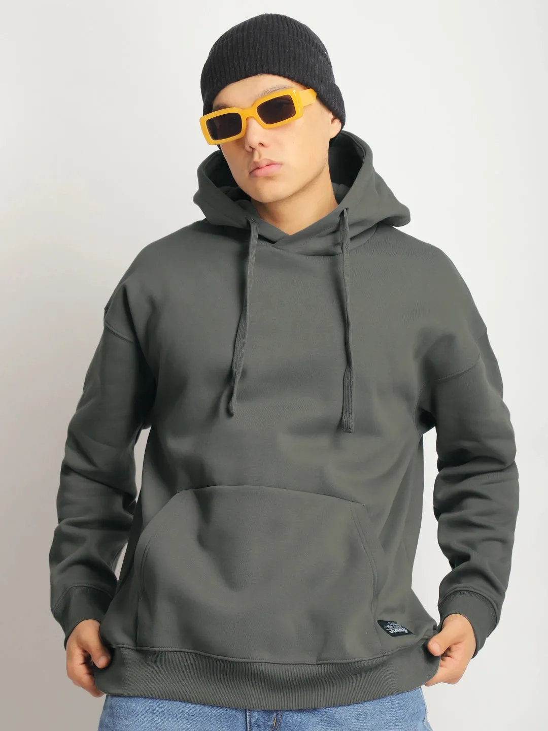 Cavendish Comfort Light Olive Oversized Hoodie