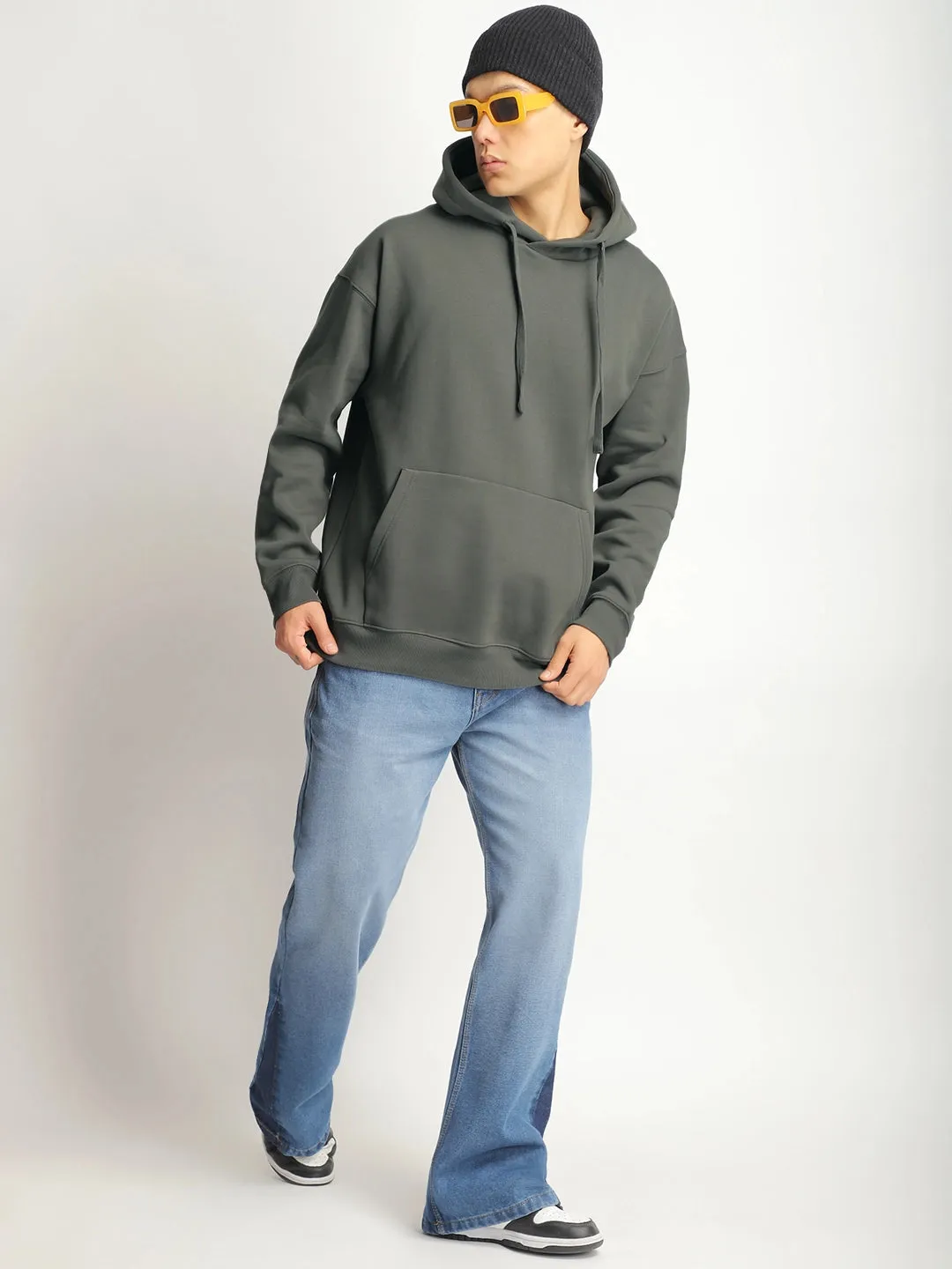 Cavendish Comfort Light Olive Oversized Hoodie