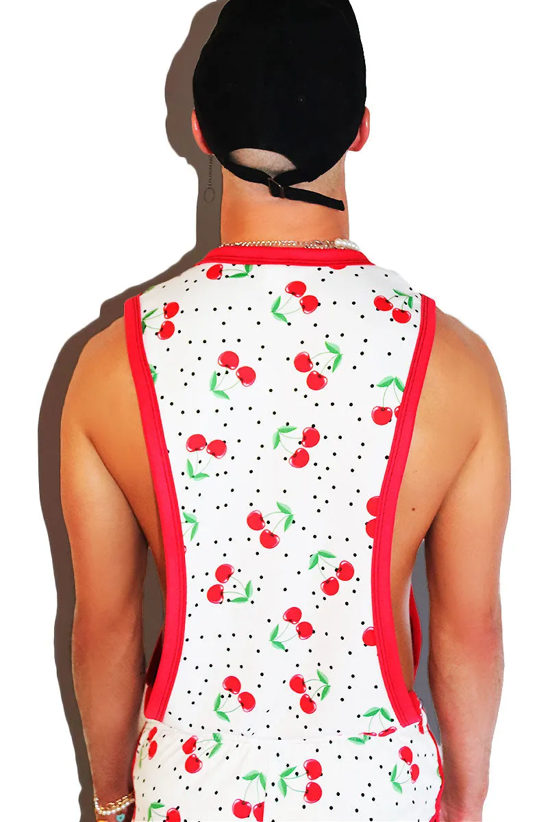 Cherry Bomb Low Arm Tank-White