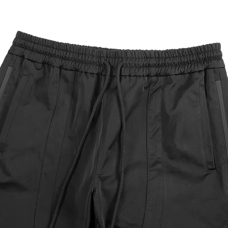Contrast panel zipper joggers