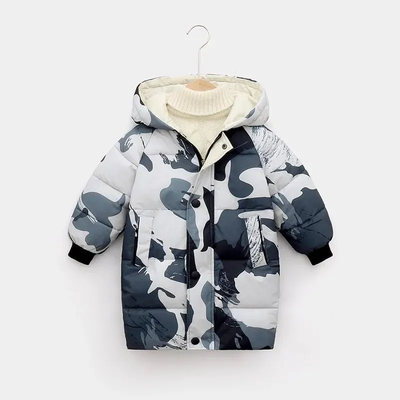 Cozy Kids' Puffer Coat with Hood