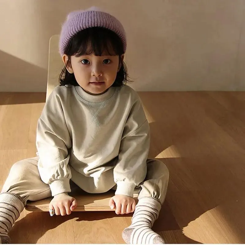 Cozy Split Sweatshirt and Joggers Bundle