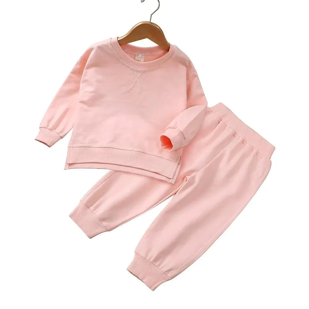Cozy Split Sweatshirt and Joggers Bundle