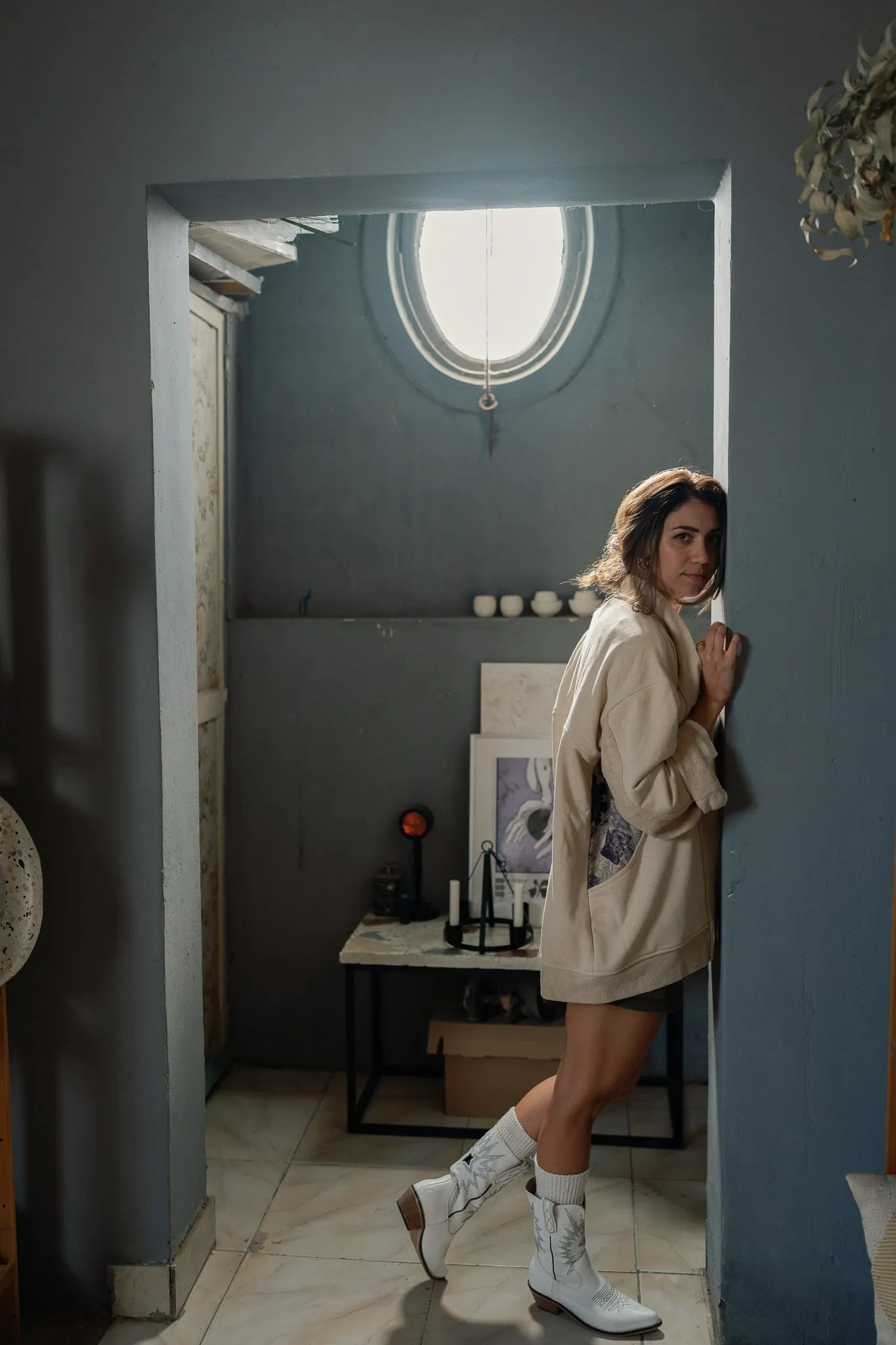 Cuddle Up Oversized Cardigan Beige
