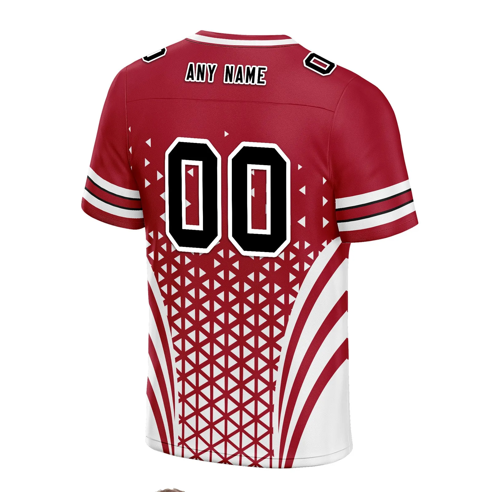 Custom Blue White New York Personalized Authentic Football Jersey FBJ02-D023033-21