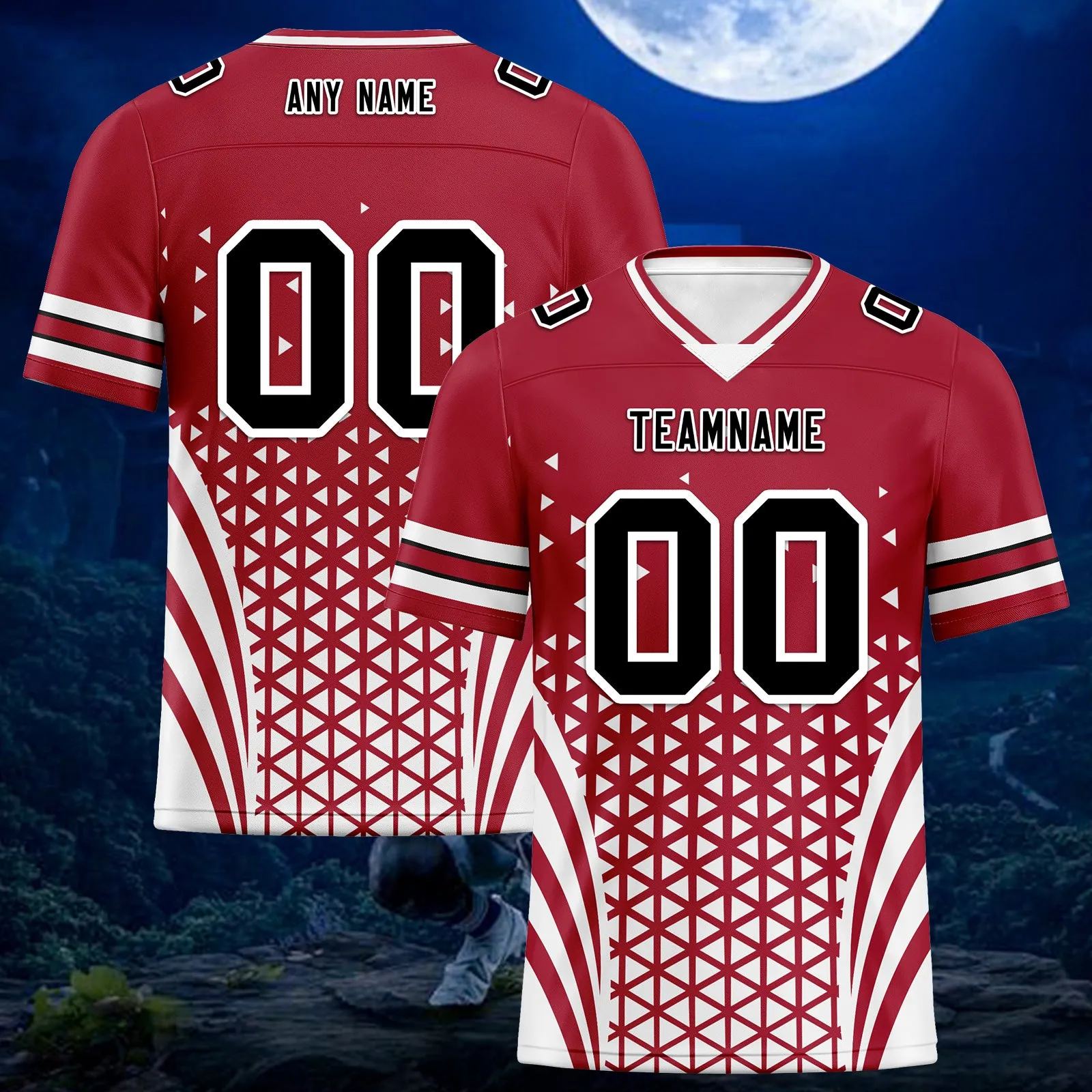 Custom Blue White New York Personalized Authentic Football Jersey FBJ02-D023033-21
