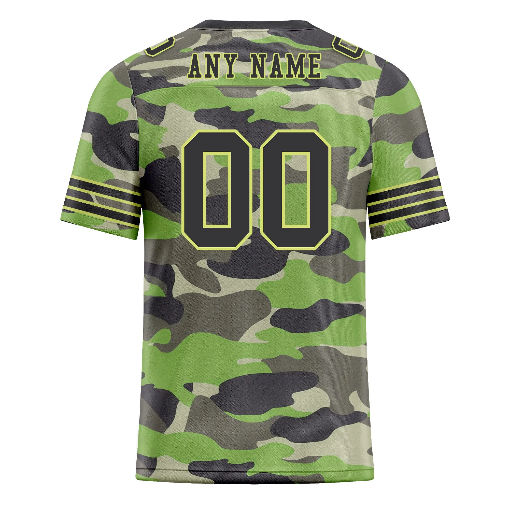Custom Camo Personalized Authentic Football Jersey FBJ02-D06116