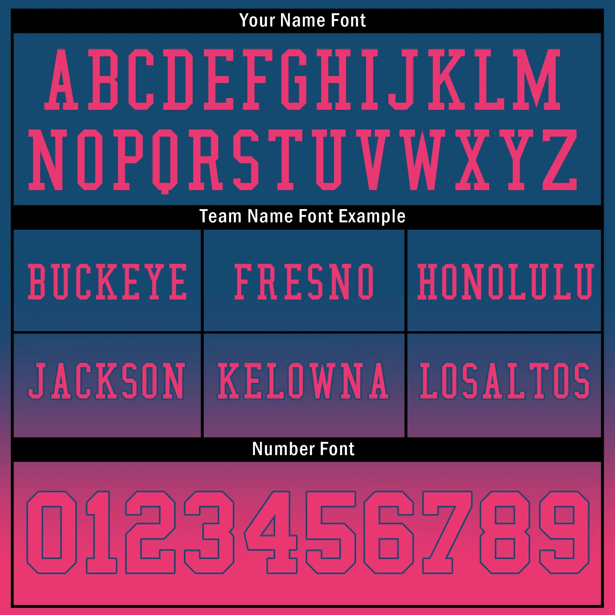 Custom Dark Teal Pink Fade Fashion Personalized Authentic Football Jersey FBJ02-D06089