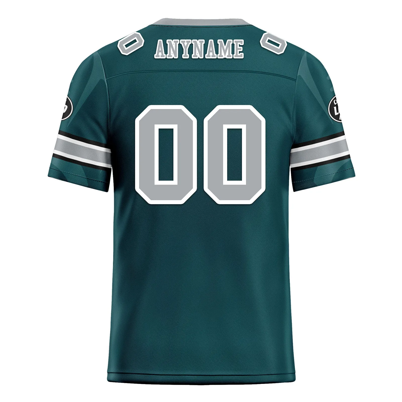 Custom Green Philadelphia Personalized Authentic Football Jersey FBJ02-D025033-21