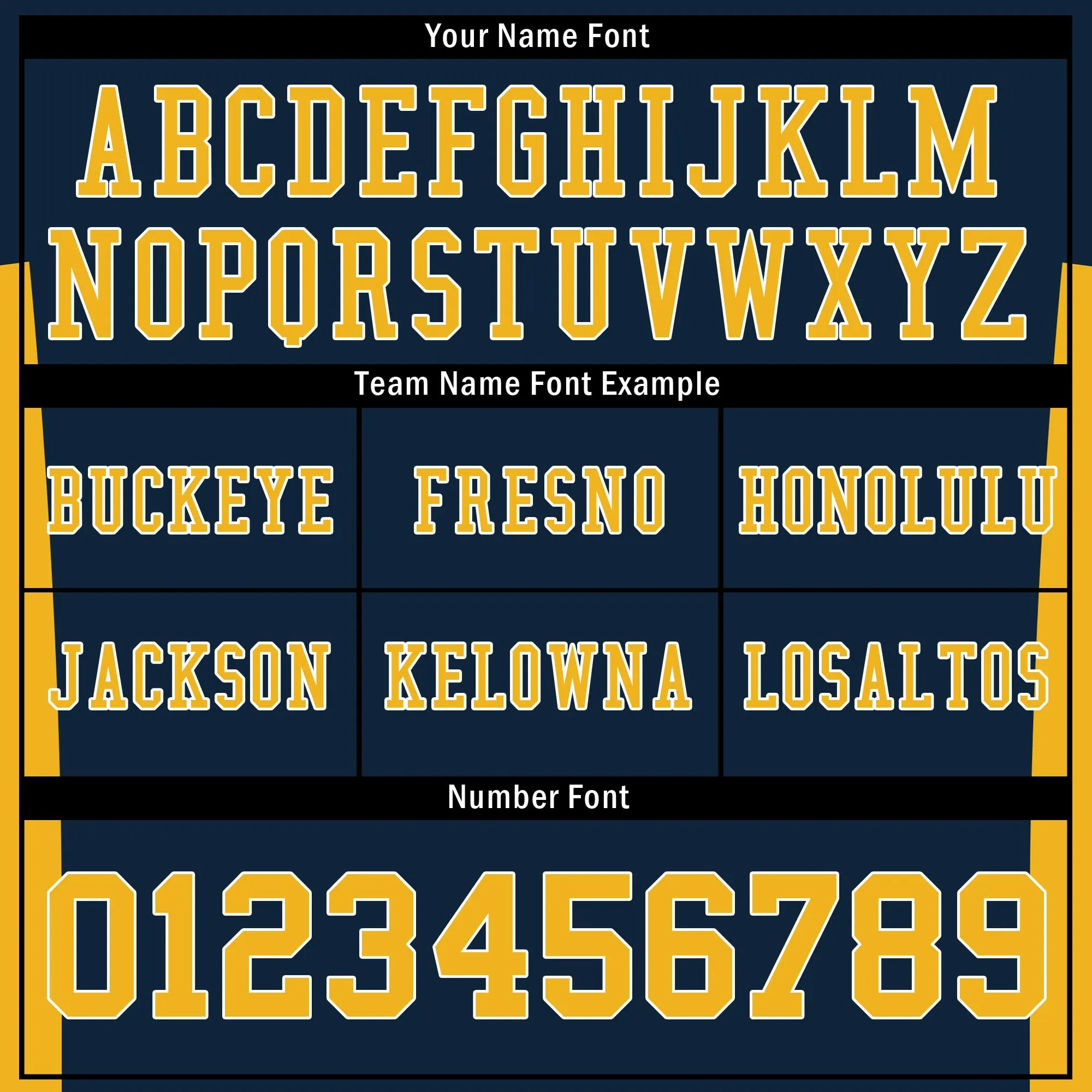 Custom Navy Blue Yellow Striped Sleeves Personalized Authentic Football Jersey FBJ02-D06078