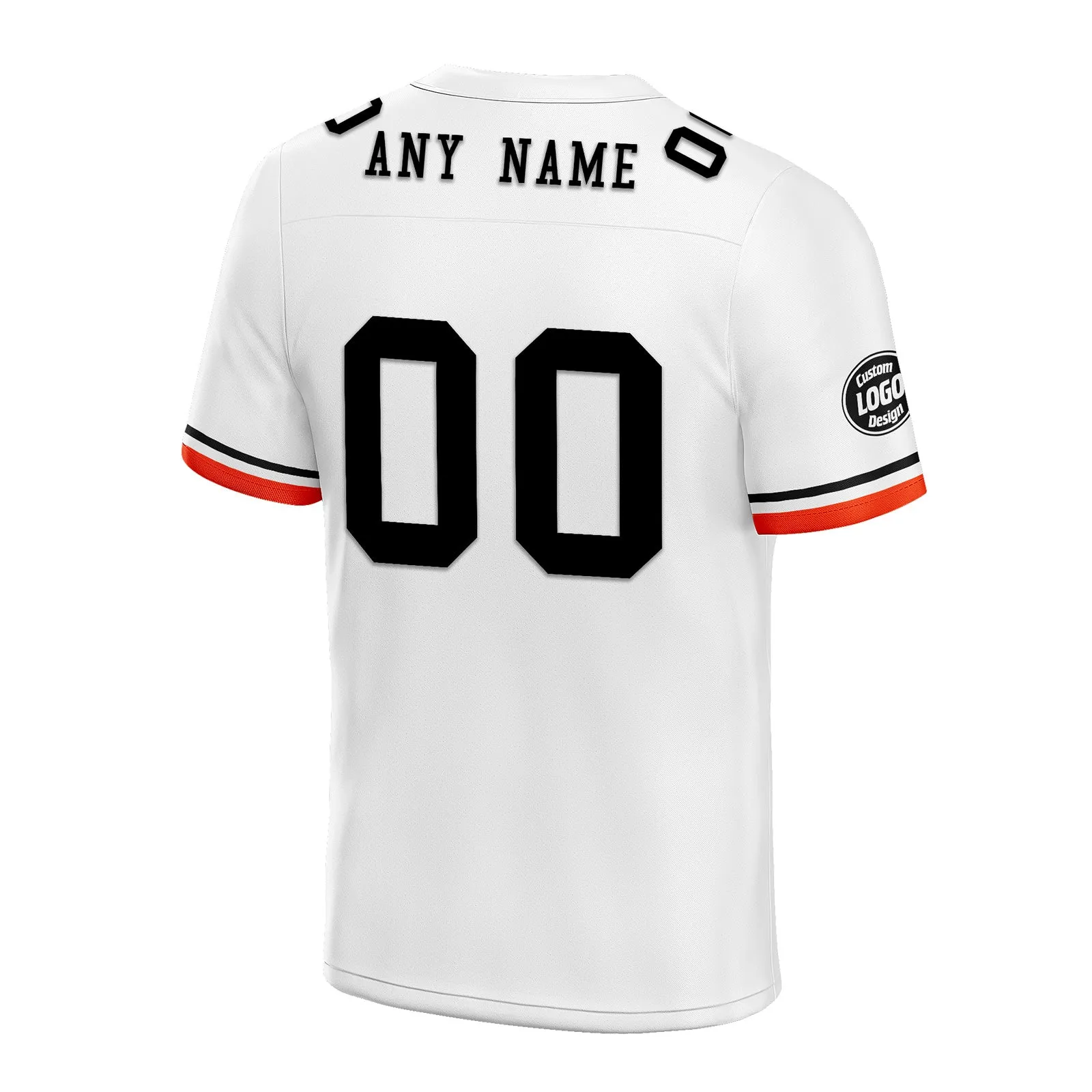 Custom White Cleveland Personalized Authentic Football Jersey FBJ02-D020263-8