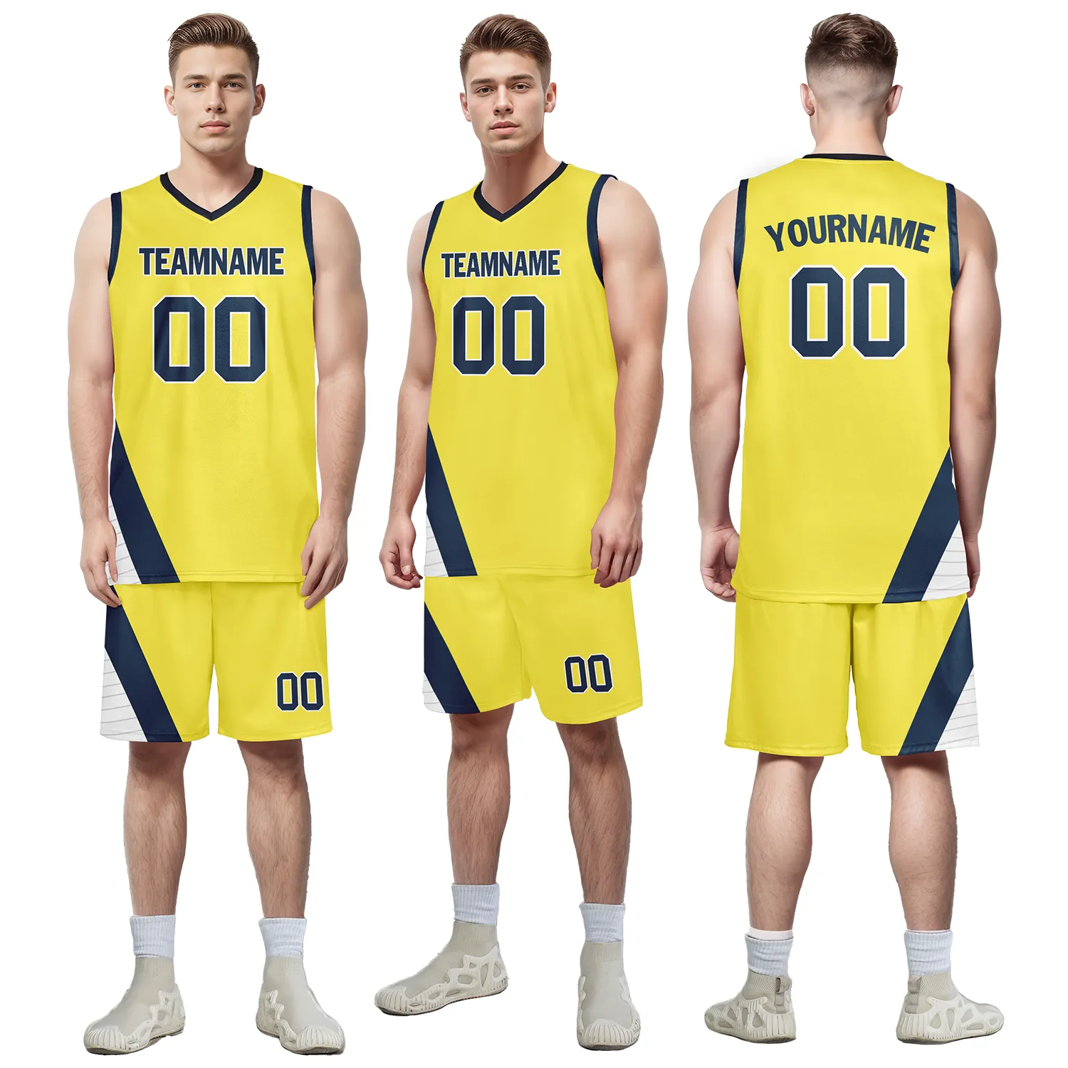 Custom Yellow Classic Style Sports Uniform Basketball Jersey BBJ01-bd0a70f0