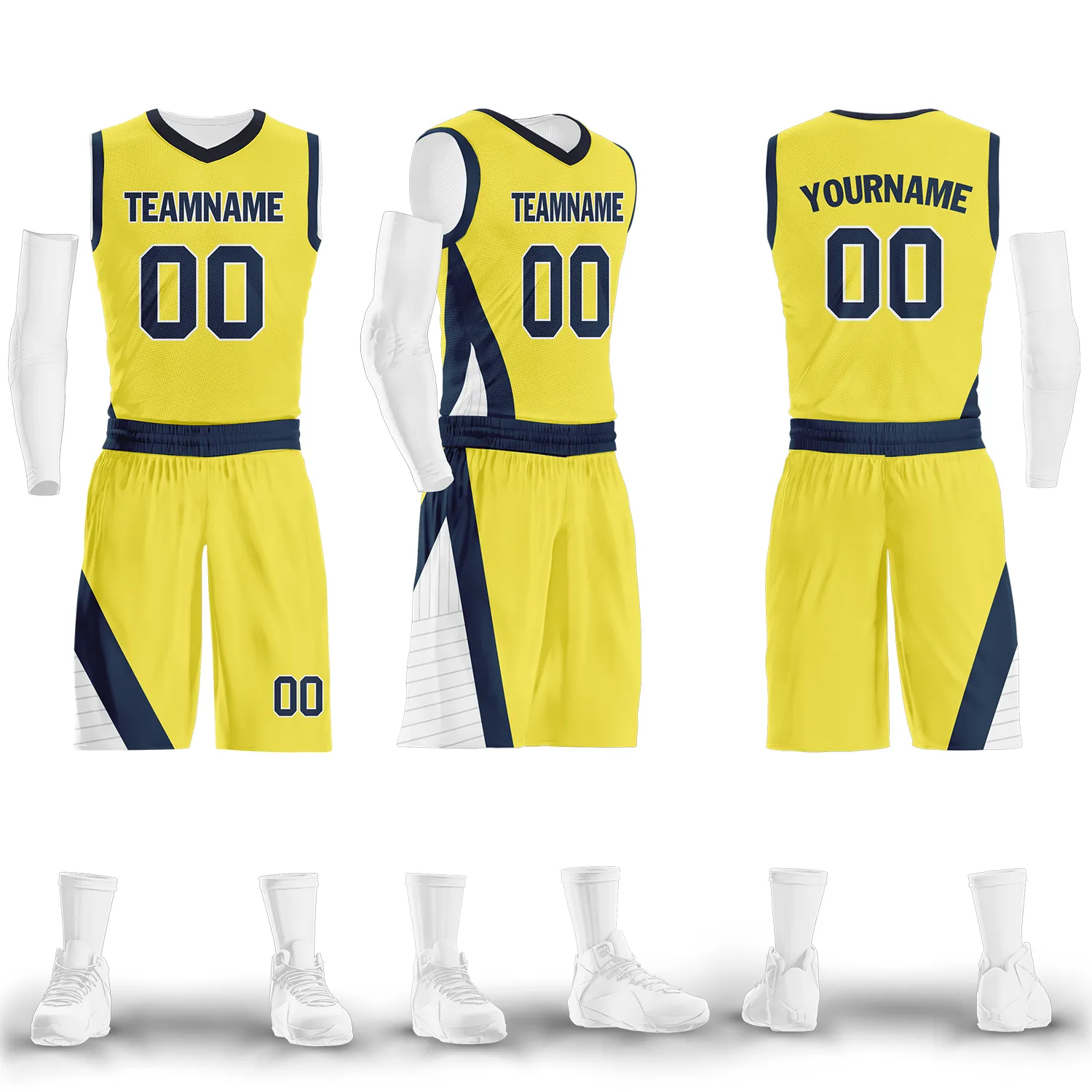 Custom Yellow Classic Style Sports Uniform Basketball Jersey BBJ01-bd0a70f0