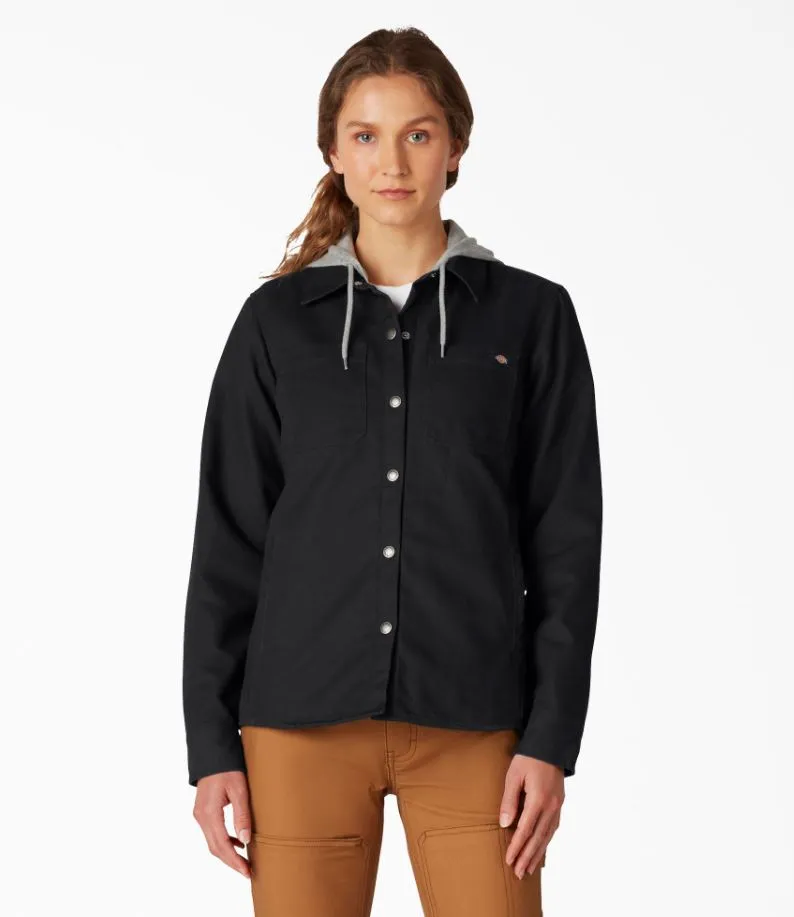 Dickies W Duck Hooded Shirt Jacket