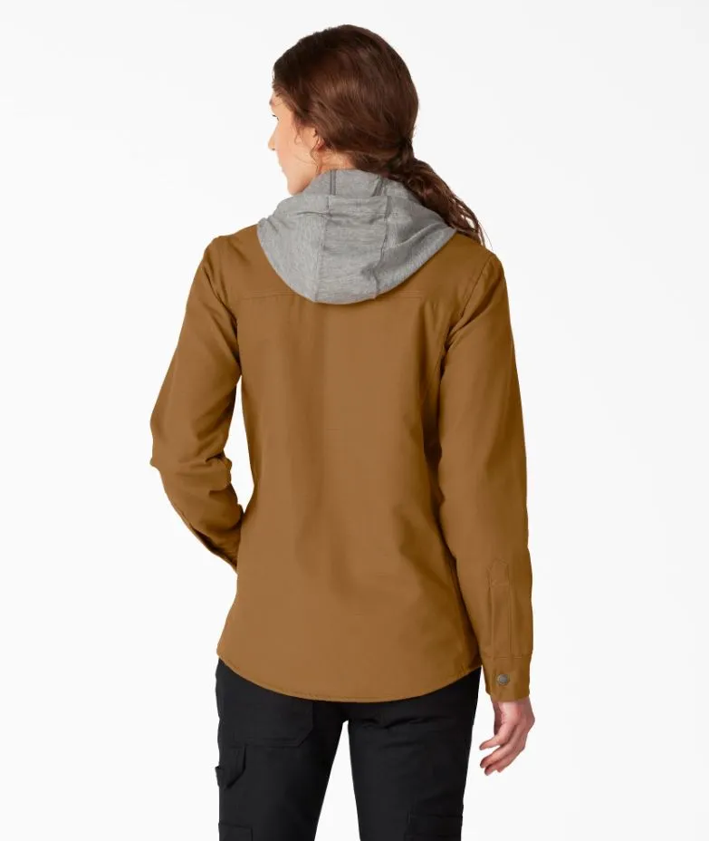 Dickies W Duck Hooded Shirt Jacket