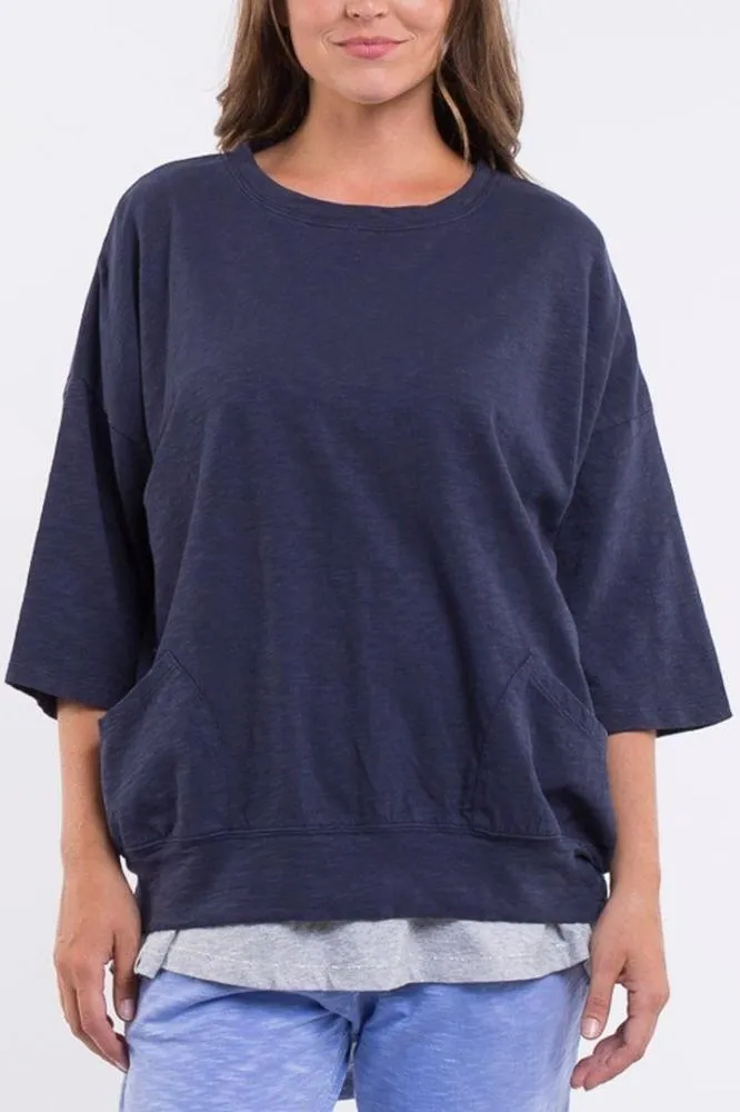 Elm Maizie Sweat Navy