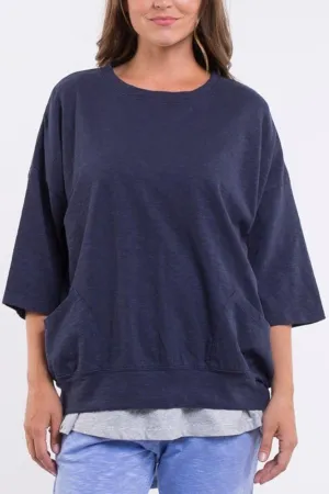 Elm Maizie Sweat Navy