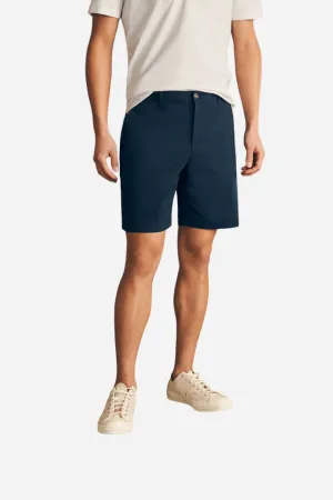 Faherty Movement Chino Short 8" in Navy