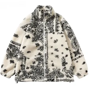 Fleece Fluffy Jacket Bandana Fall/Winter