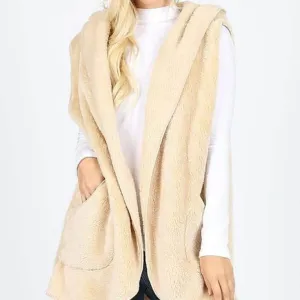 Fleece Hooded Vests