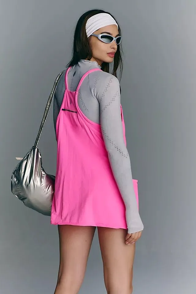 FP Movement Hot Shot Mini Dress in Hot Pink