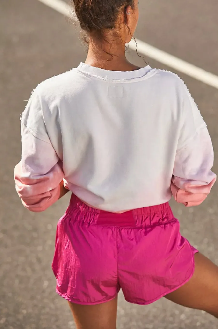 Free People Movement Pink Way Home Shorts