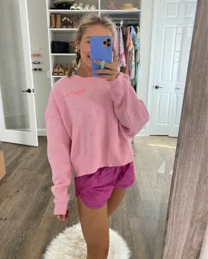 Free People Movement Pink with Built In Briefs The Way Home Athletic Shorts- Size S