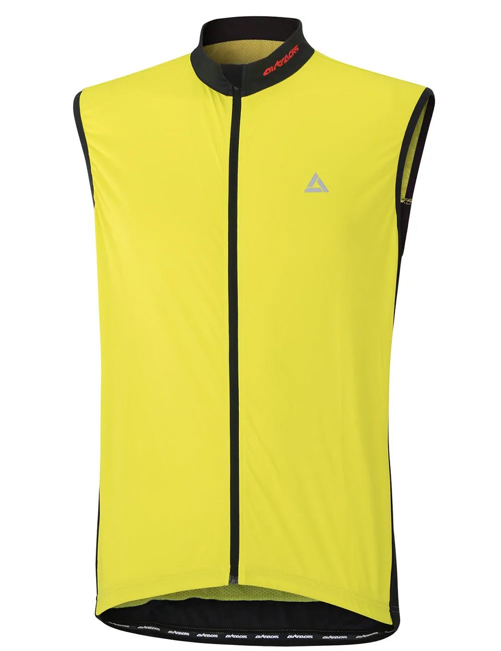 Herren Fahrradtrikot Ärmellos Comfort Line Neon-Schwarz Setprodukt