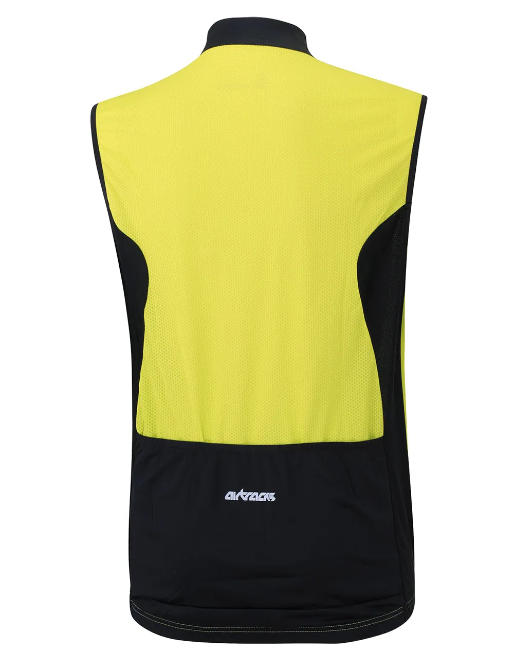 Herren Fahrradtrikot Ärmellos Comfort Line Neon-Schwarz Setprodukt