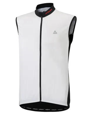 Herren Fahrradtrikot Ärmellos Comfort Line Weiss-Schwarz Setprodukt