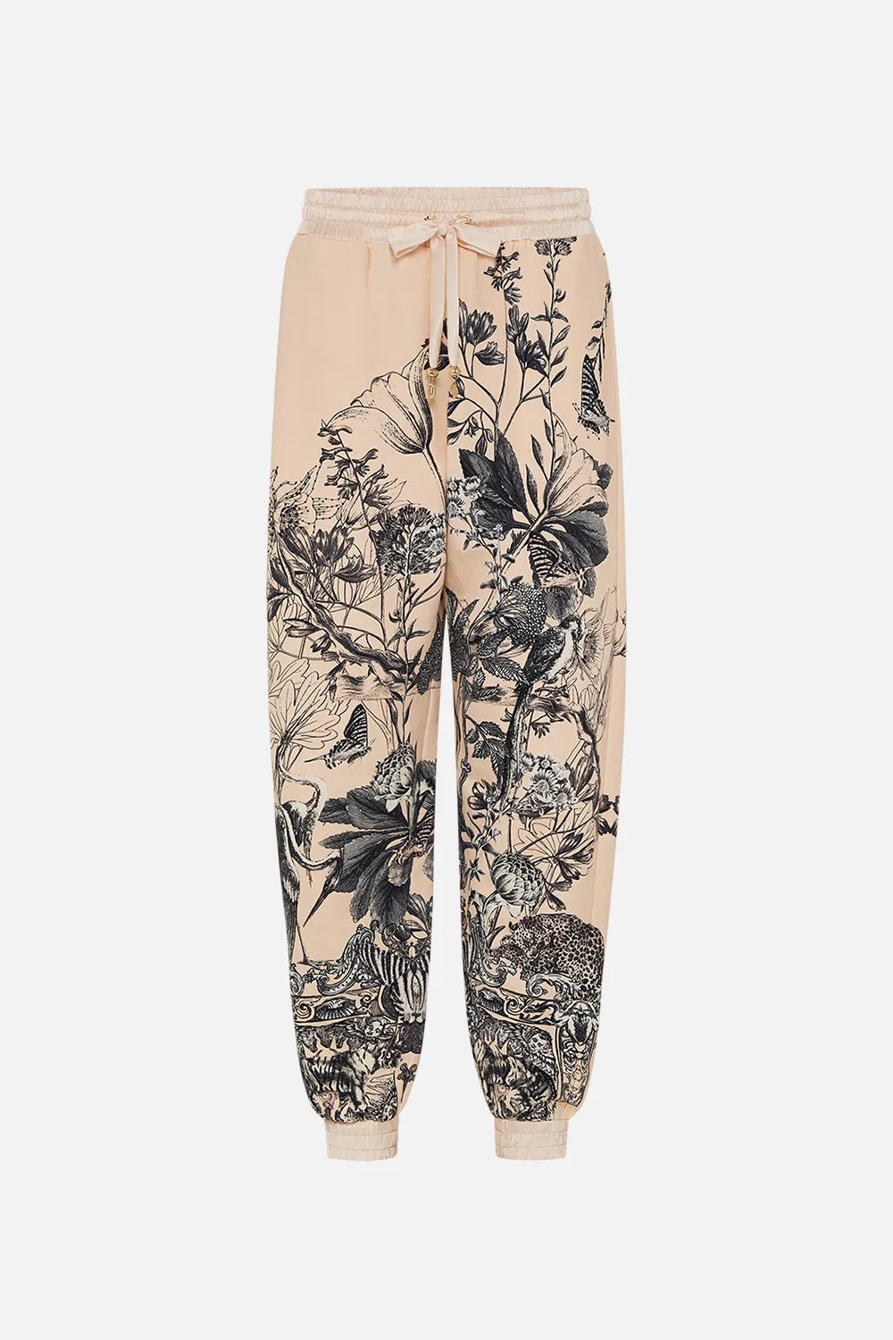 JERSEY TRACK PANT WITH SILK DETAILS ETCHED INTO ETERNITY