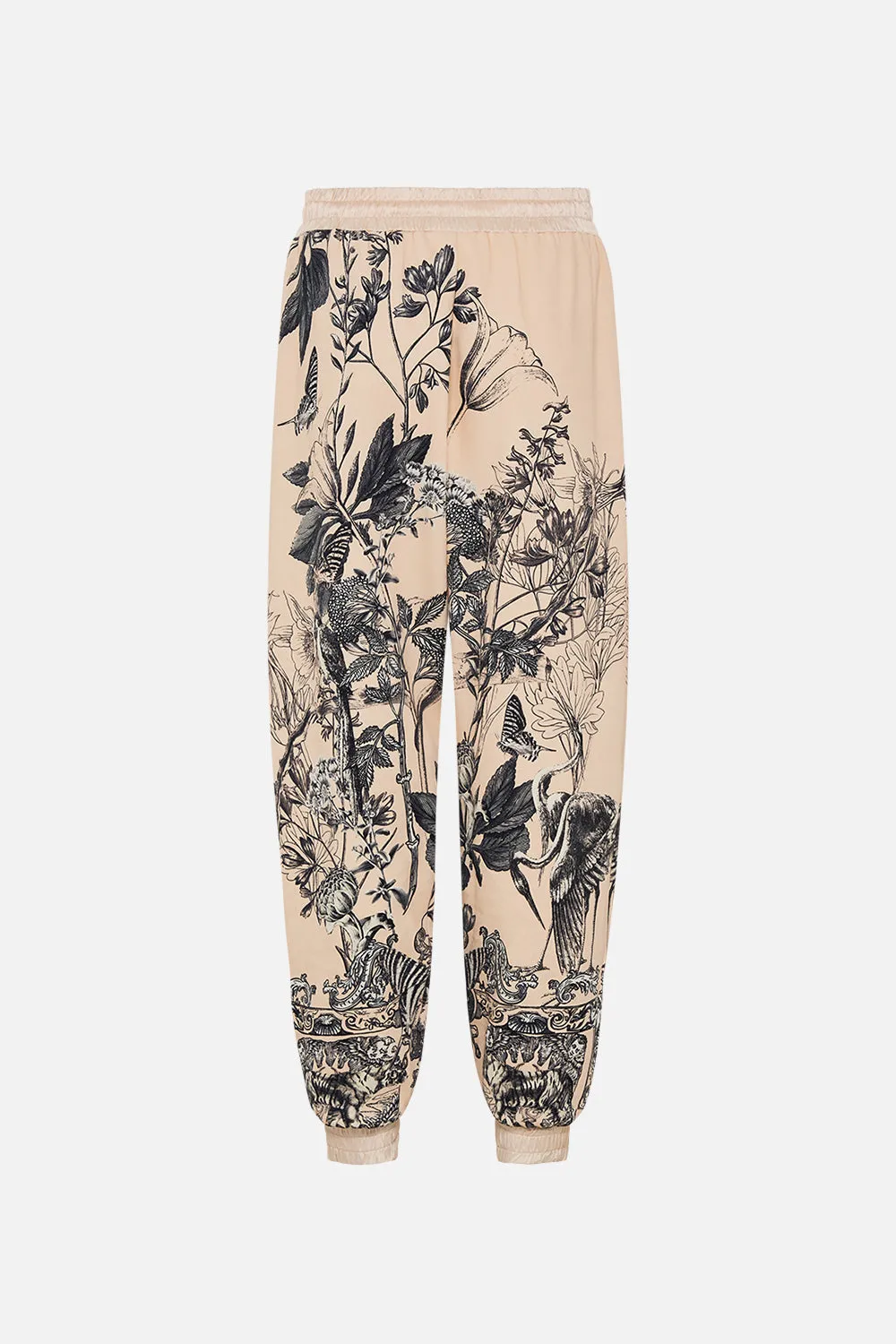 JERSEY TRACK PANT WITH SILK DETAILS ETCHED INTO ETERNITY